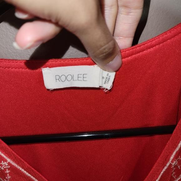 Red roolee midi dress, small - Picture 2 of 6
